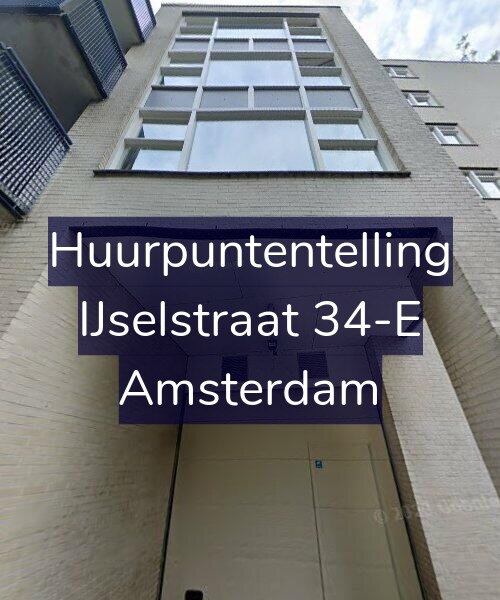 Foto gevel Huurpuntentelling voor IJselstraat 34-E, Amsterdam