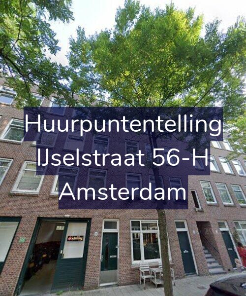 Foto gevel Huurpuntentelling voor IJselstraat 56-H, Amsterdam