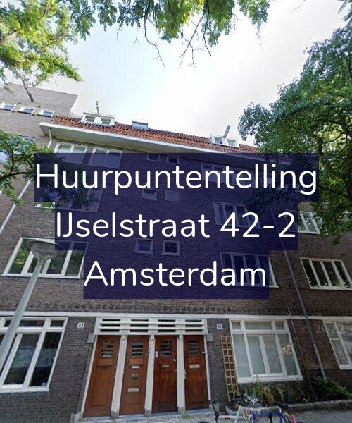 Foto gevel Huurpuntentelling voor IJselstraat 42-2, Amsterdam