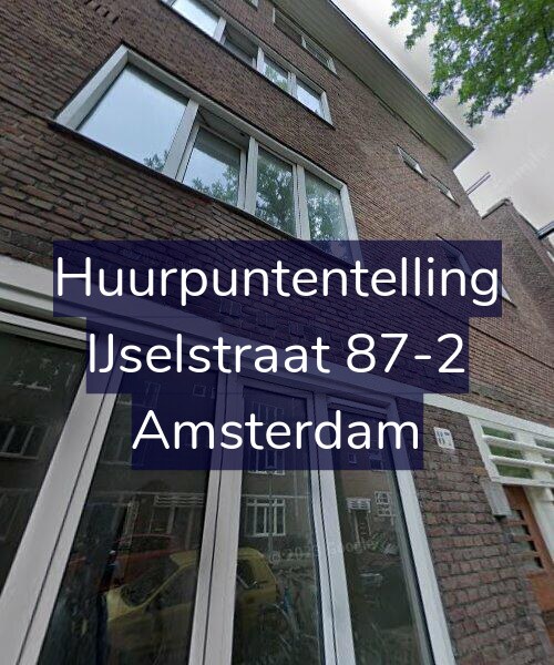 Foto gevel Huurpuntentelling voor IJselstraat 87-2, Amsterdam