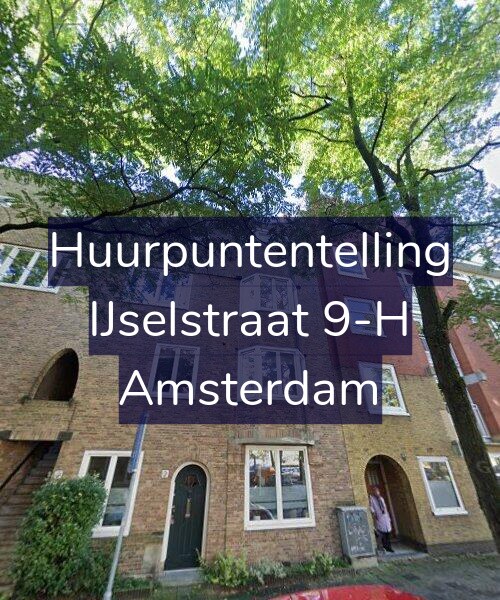 Foto gevel Huurpuntentelling voor IJselstraat 9-H, Amsterdam