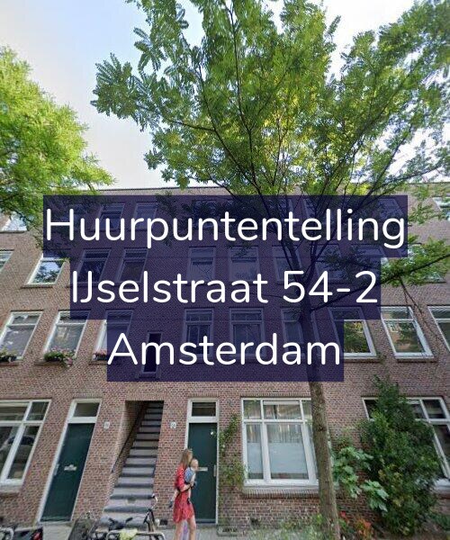 Foto gevel Huurpuntentelling voor IJselstraat 54-2, Amsterdam