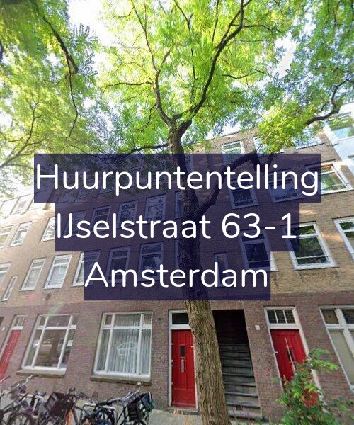 Foto gevel Huurpuntentelling voor IJselstraat 63-1, Amsterdam