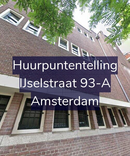 Foto gevel Huurpuntentelling voor IJselstraat 93-A, Amsterdam