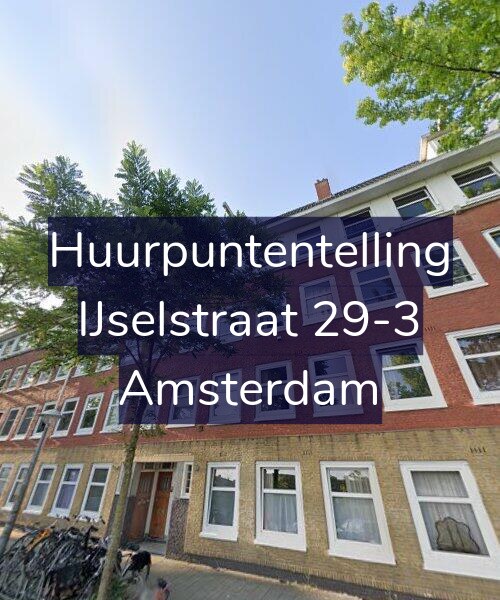 Foto gevel Huurpuntentelling voor IJselstraat 29-3, Amsterdam