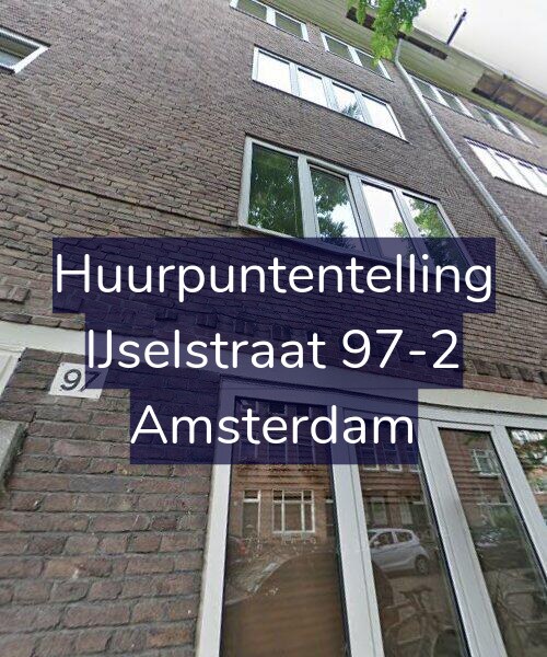Foto gevel Huurpuntentelling voor IJselstraat 97-2, Amsterdam