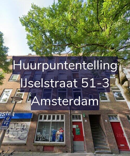Foto gevel Huurpuntentelling voor IJselstraat 51-3, Amsterdam