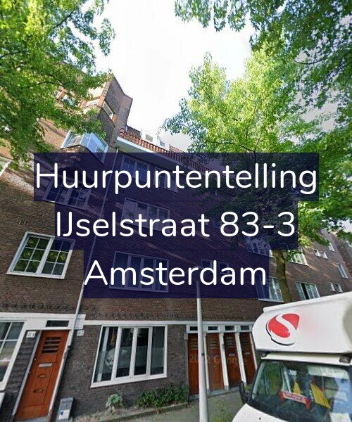 Foto gevel Huurpuntentelling voor IJselstraat 83-3, Amsterdam