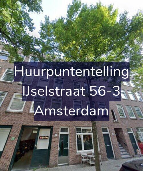 Foto gevel Huurpuntentelling voor IJselstraat 56-3, Amsterdam
