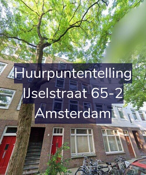 Foto gevel Huurpuntentelling voor IJselstraat 65-2, Amsterdam