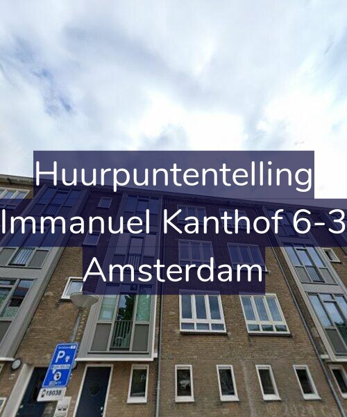 Foto gevel Huurpuntentelling voor Immanuel Kanthof 6-3, Amsterdam