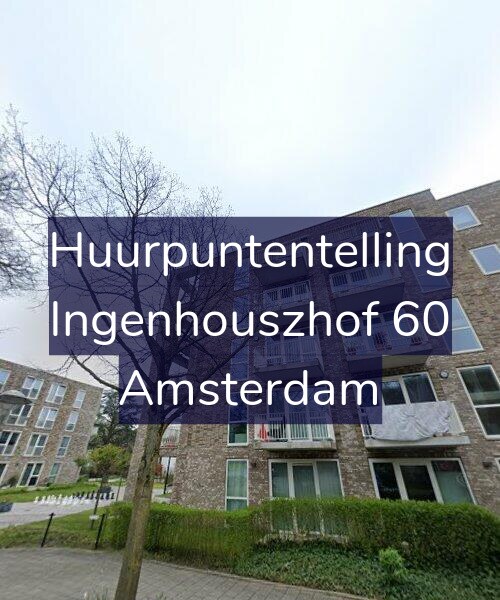 Foto gevel Huurpuntentelling voor Ingenhouszhof 60, Amsterdam