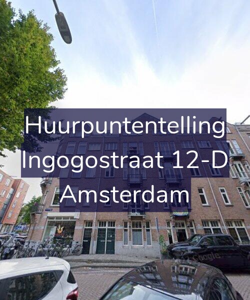 Foto gevel Huurpuntentelling voor Ingogostraat 12-D, Amsterdam