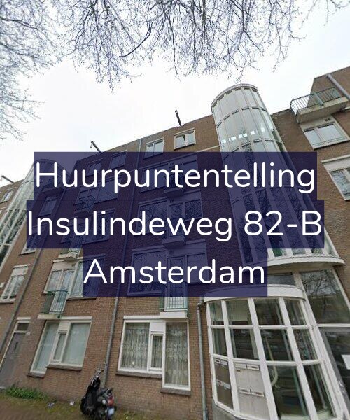Foto gevel Huurpuntentelling voor Insulindeweg 82-B, Amsterdam