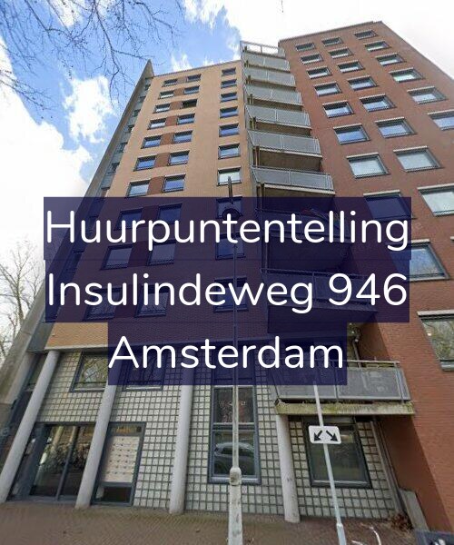 Foto gevel Huurpuntentelling voor Insulindeweg 946, Amsterdam
