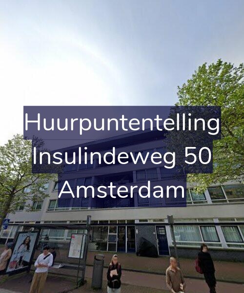 Foto gevel Huurpuntentelling voor Insulindeweg 50, Amsterdam