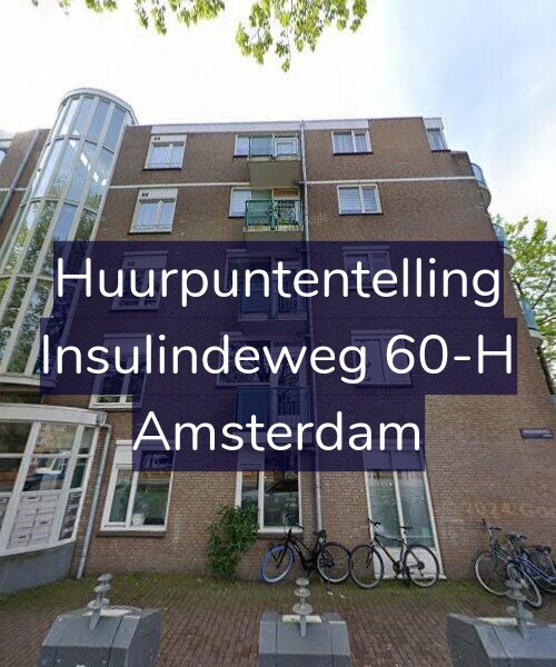 Foto gevel Huurpuntentelling voor Insulindeweg 60-H, Amsterdam