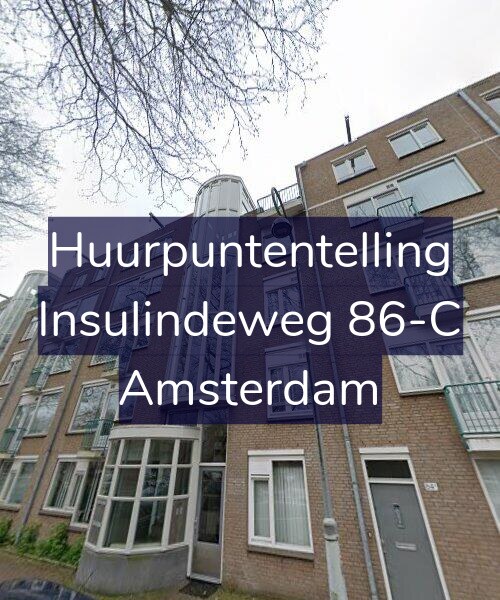 Foto gevel Huurpuntentelling voor Insulindeweg 86-C, Amsterdam