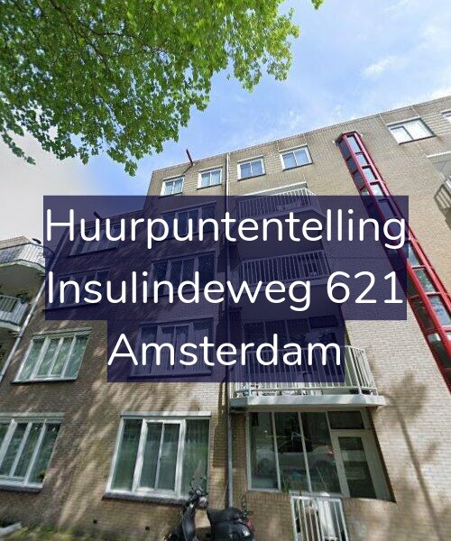 Foto gevel Huurpuntentelling voor Insulindeweg 621, Amsterdam