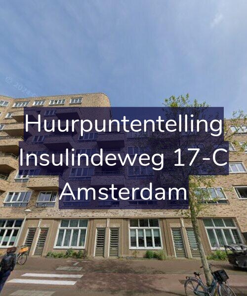 Foto gevel Huurpuntentelling voor Insulindeweg 17-C, Amsterdam