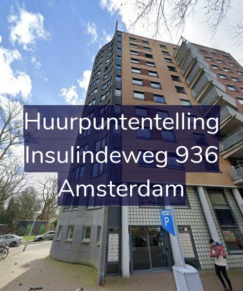 Foto gevel Huurpuntentelling voor Insulindeweg 936, Amsterdam