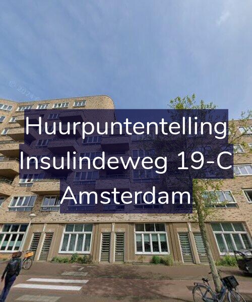 Foto gevel Huurpuntentelling voor Insulindeweg 19-C, Amsterdam