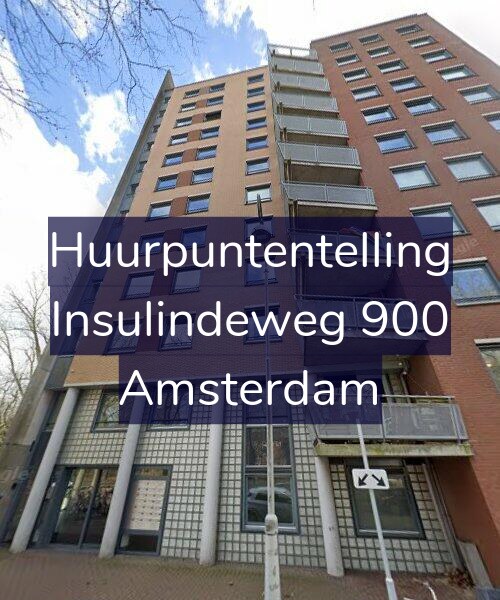 Foto gevel Huurpuntentelling voor Insulindeweg 900, Amsterdam