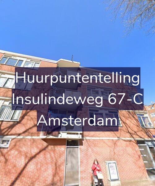 Foto gevel Huurpuntentelling voor Insulindeweg 67-C, Amsterdam