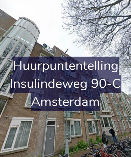 Foto gevel Huurpuntentelling voor Insulindeweg 90-C, Amsterdam
