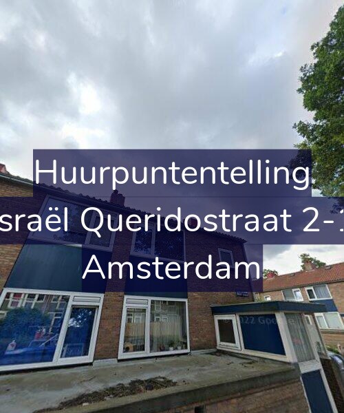 Foto gevel Huurpuntentelling voor Israël Queridostraat 2-1, Amsterdam
