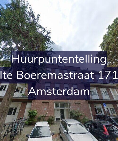 Foto gevel Huurpuntentelling voor Ite Boeremastraat 171, Amsterdam
