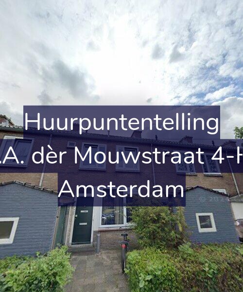 Foto gevel Huurpuntentelling voor J.A. dèr Mouwstraat 4-H, Amsterdam