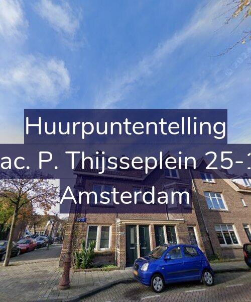 Foto gevel Huurpuntentelling voor Jac. P. Thijsseplein 25-1, Amsterdam