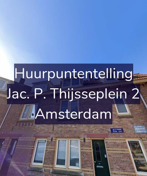 Foto gevel Huurpuntentelling voor Jac. P. Thijsseplein 2, Amsterdam