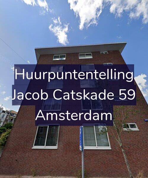 Foto gevel Huurpuntentelling voor Jacob Catskade 59, Amsterdam