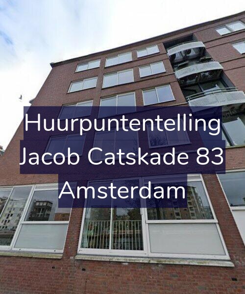 Foto gevel Huurpuntentelling voor Jacob Catskade 83, Amsterdam