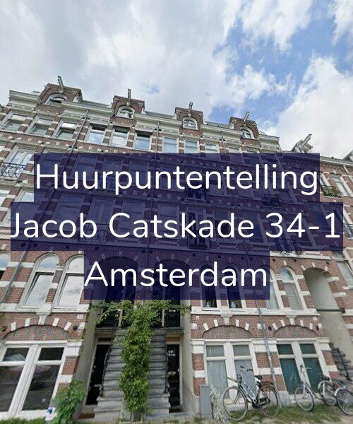 Foto gevel Huurpuntentelling voor Jacob Catskade 34-1, Amsterdam