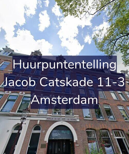 Foto gevel Huurpuntentelling voor Jacob Catskade 11-3, Amsterdam