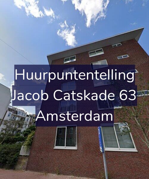 Foto gevel Huurpuntentelling voor Jacob Catskade 63, Amsterdam
