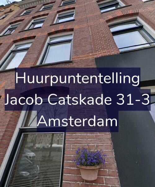 Foto gevel Huurpuntentelling voor Jacob Catskade 31-3, Amsterdam