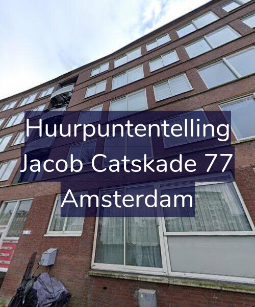 Foto gevel Huurpuntentelling voor Jacob Catskade 77, Amsterdam