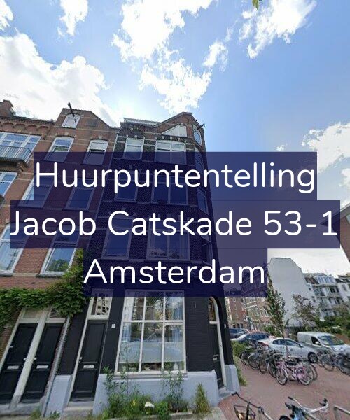 Foto gevel Huurpuntentelling voor Jacob Catskade 53-1, Amsterdam