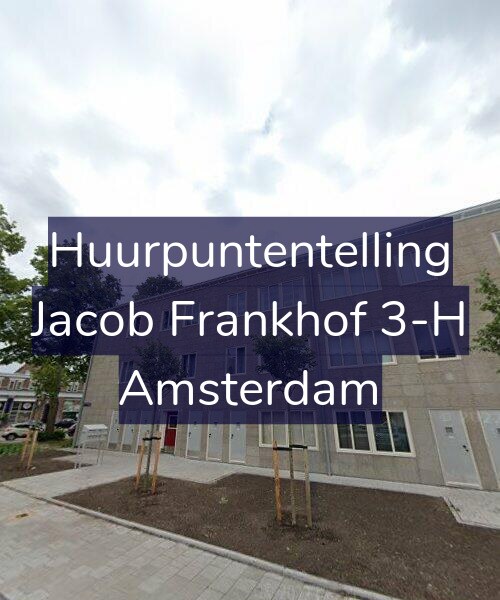 Foto gevel Huurpuntentelling voor Jacob Frankhof 3-H, Amsterdam