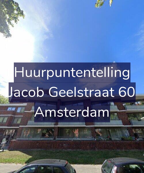 Foto gevel Huurpuntentelling voor Jacob Geelstraat 60, Amsterdam