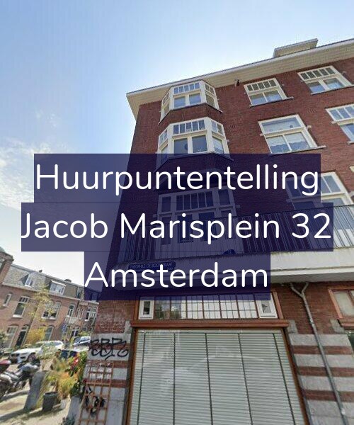 Foto gevel Huurpuntentelling voor Jacob Marisplein 32, Amsterdam