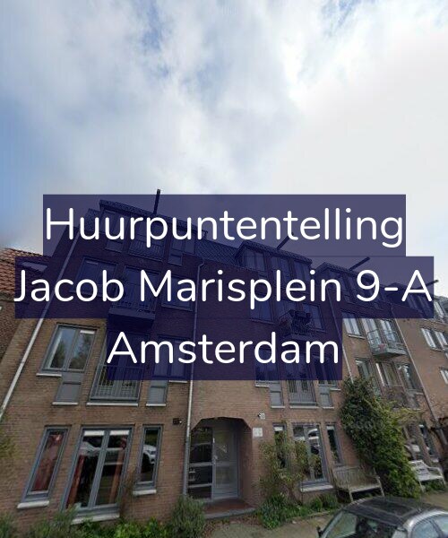 Foto gevel Huurpuntentelling voor Jacob Marisplein 9-A, Amsterdam