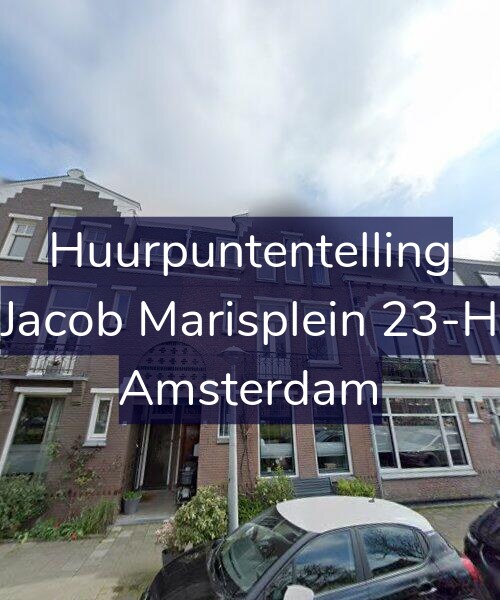 Foto gevel Huurpuntentelling voor Jacob Marisplein 23-H, Amsterdam