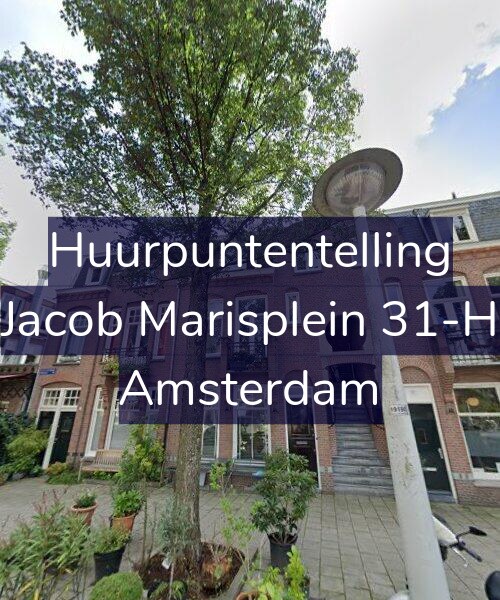 Foto gevel Huurpuntentelling voor Jacob Marisplein 31-H, Amsterdam