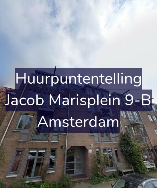 Foto gevel Huurpuntentelling voor Jacob Marisplein 9-B, Amsterdam