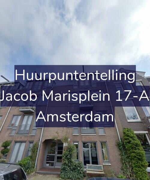 Foto gevel Huurpuntentelling voor Jacob Marisplein 17-A, Amsterdam